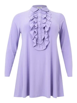 YOEK Damen Bluse in lila