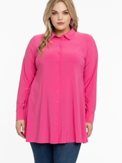 YOEK Damen Bluse in rosa
