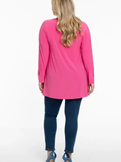 YOEK Damen Bluse in rosa