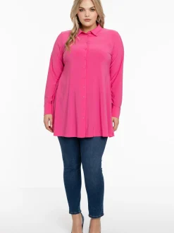 YOEK Damen Bluse in rosa