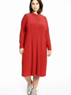 YOEK Damen Bluse in rot