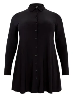 YOEK Damen Bluse in schwarz