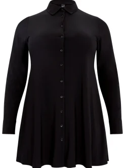 YOEK Damen Bluse in schwarz