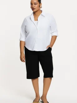 YOEK Damen Bluse in weiß