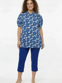 YOEK Damen Culotte in blau