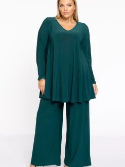 YOEK Damen Hose in grün