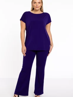 YOEK Damen Hose in lila