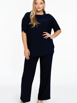 YOEK Damen Hose in marine