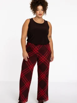 YOEK Damen Hose in rot