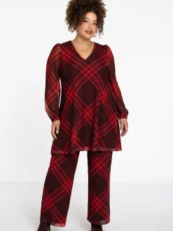 YOEK Damen Hose in rot
