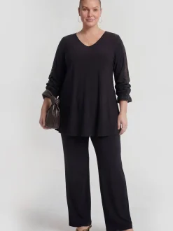 YOEK Damen Hose in schwarz
