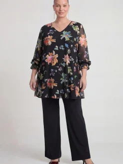 YOEK Damen Hose in schwarz