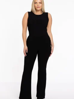 YOEK Damen Hose in schwarz