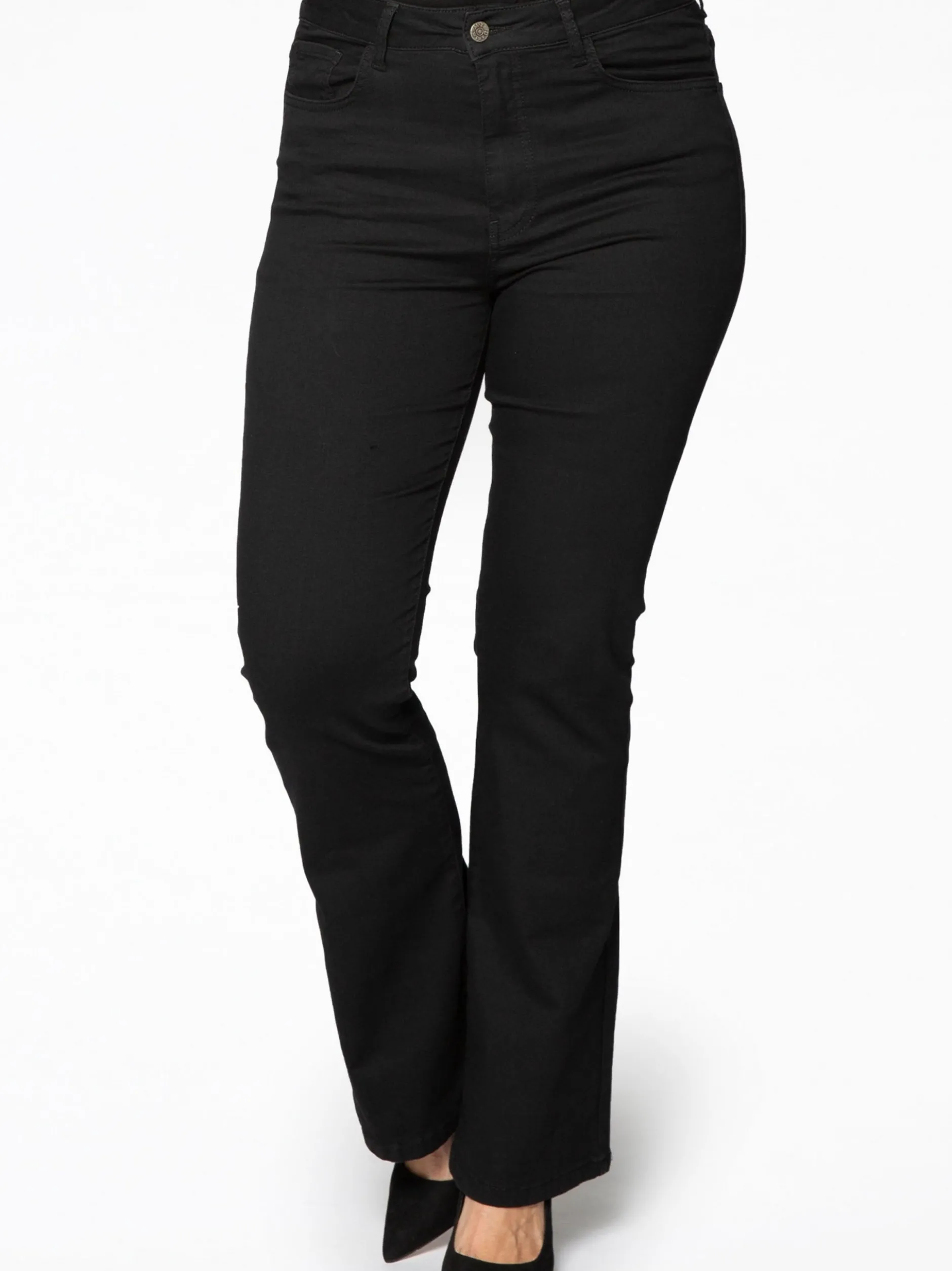 YOEK Damen Jeans in schwarz