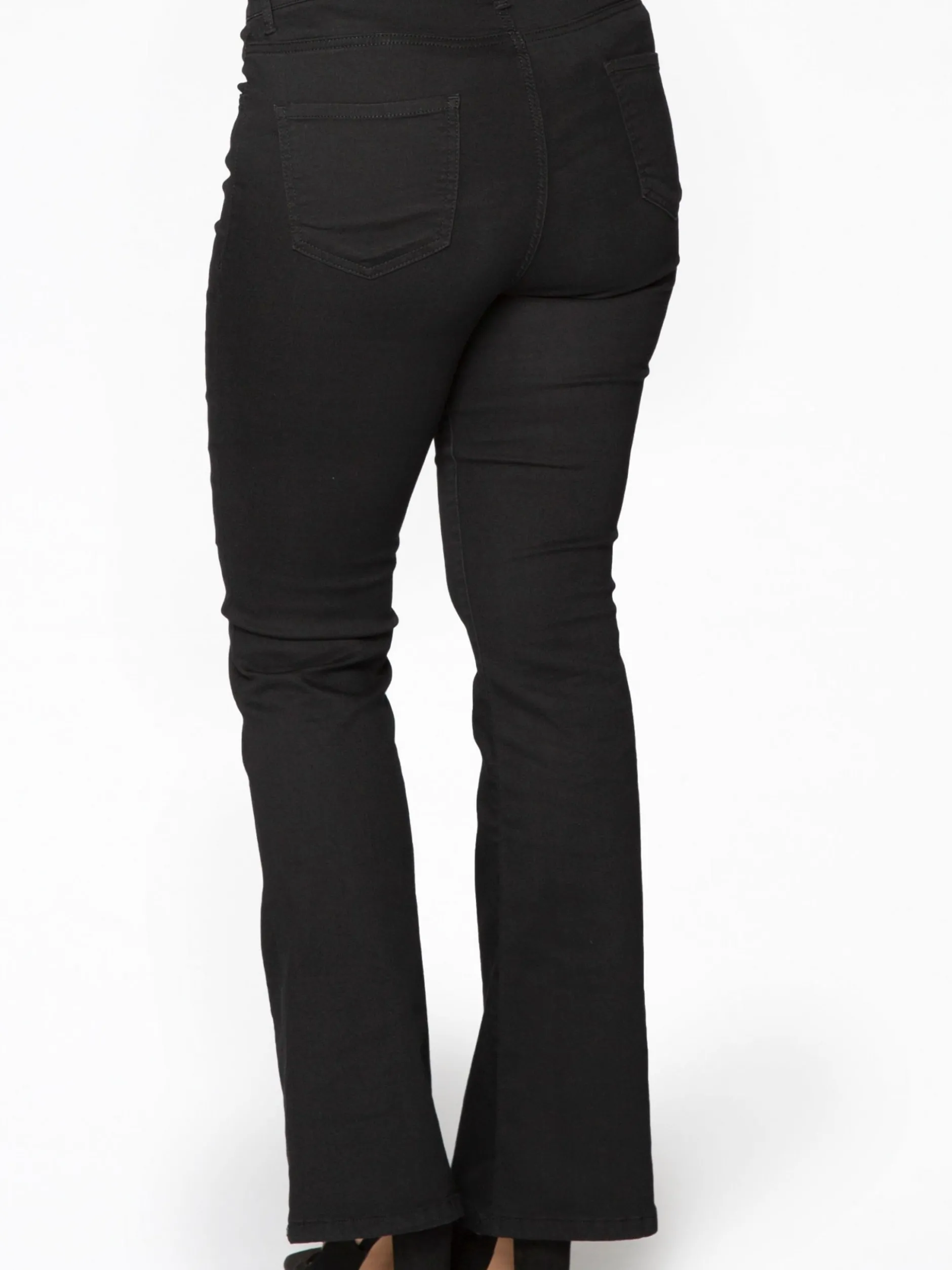 YOEK Damen Jeans in schwarz