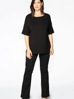 YOEK Damen Jeans in schwarz