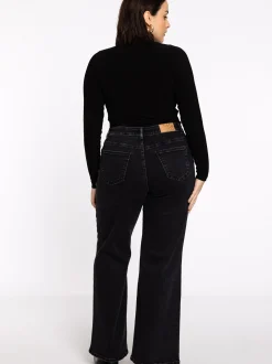 YOEK Damen Jeans in schwarz