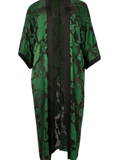 YOEK Damen Kimono in grün