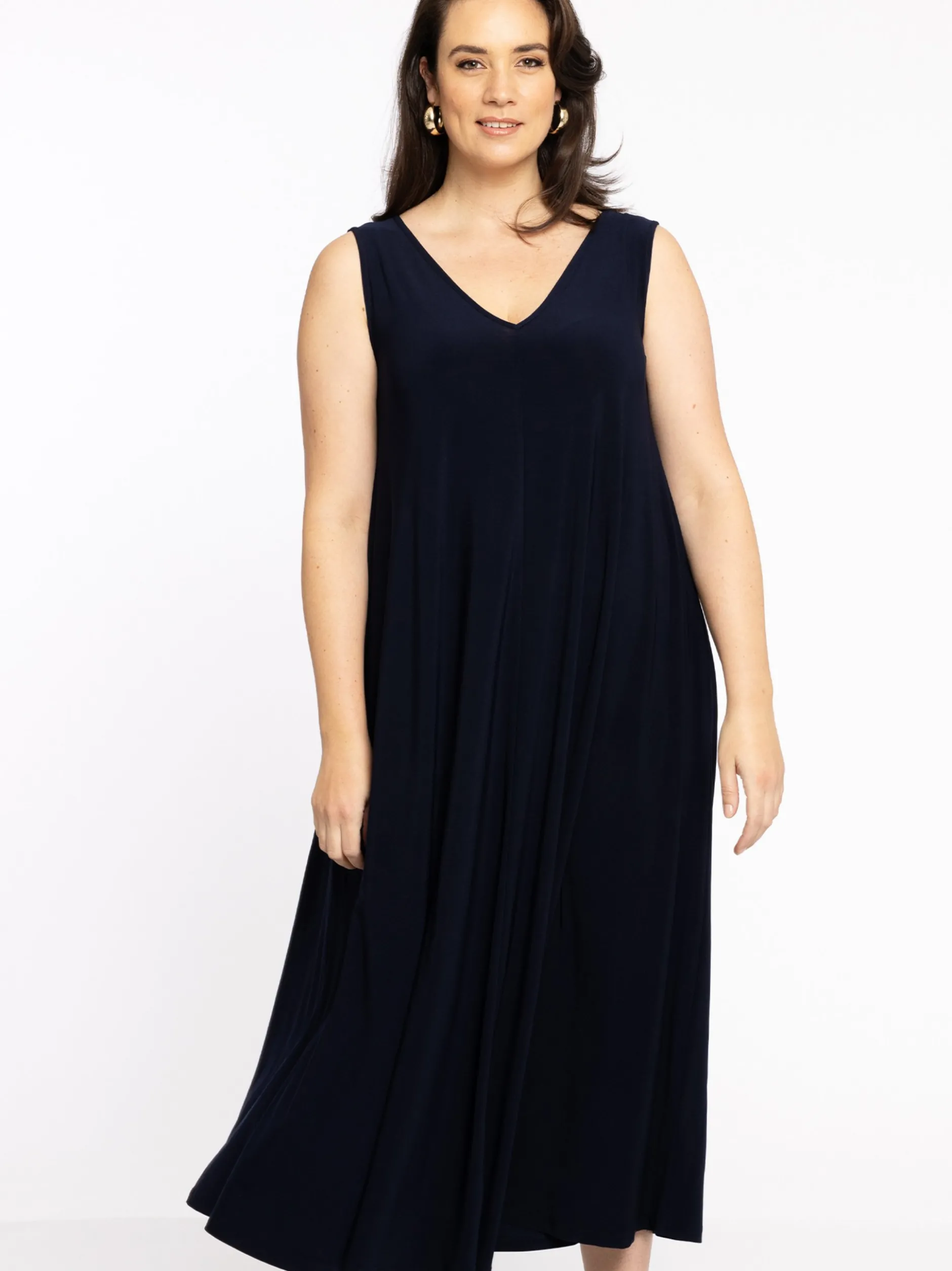 YOEK Damen Kleid in blau