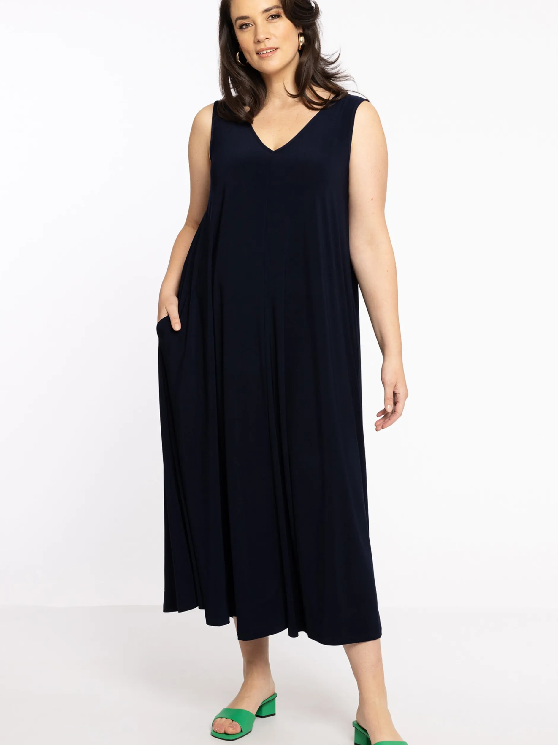 YOEK Damen Kleid in blau