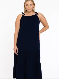 YOEK Damen Kleid in blau