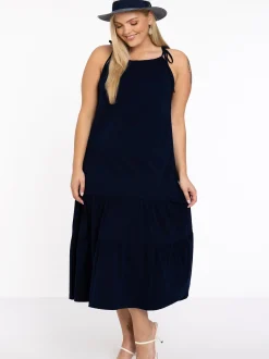 YOEK Damen Kleid in blau