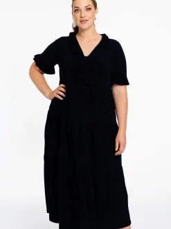 YOEK Damen Kleid in blau