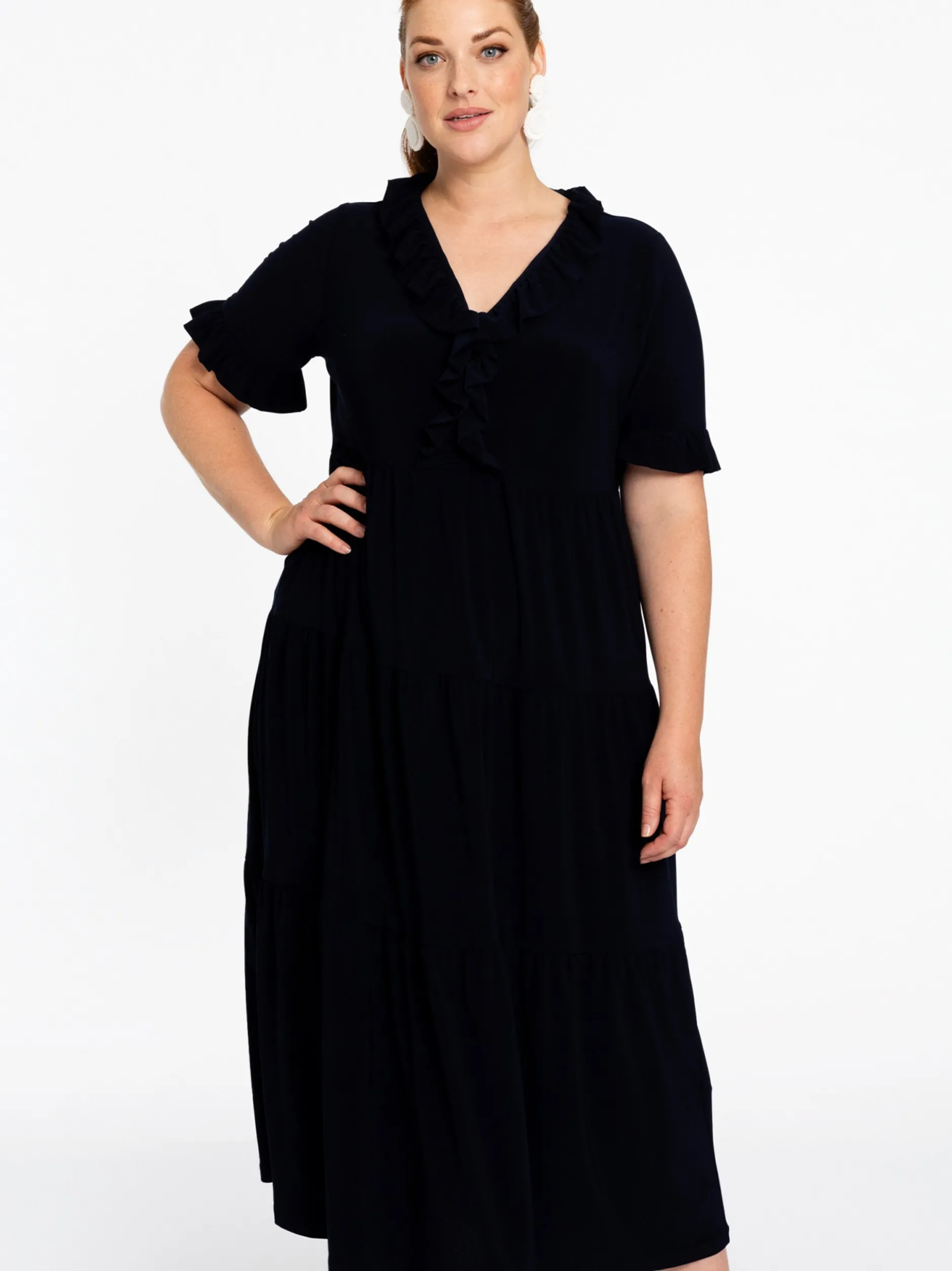 YOEK Damen Kleid in blau