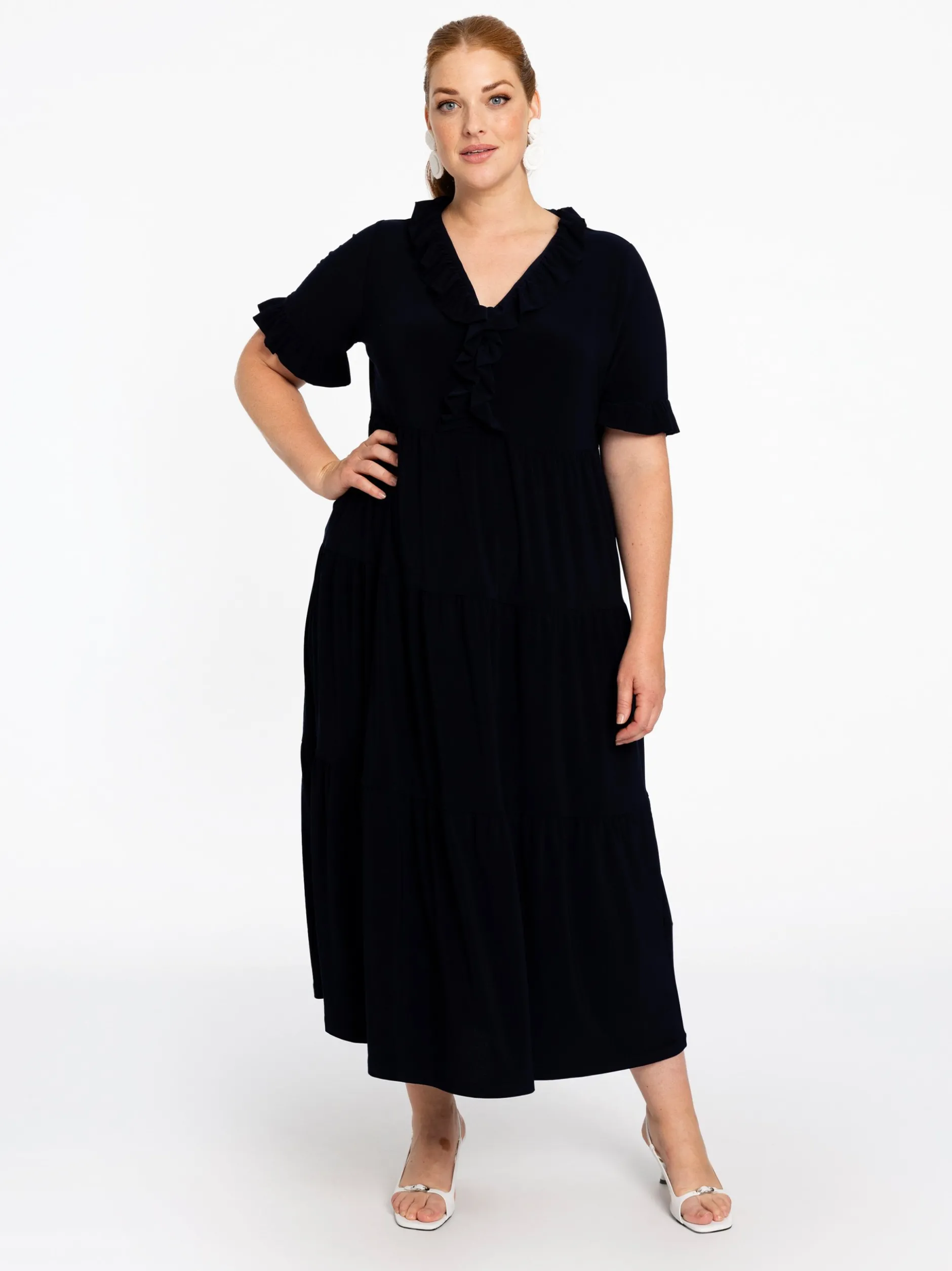 YOEK Damen Kleid in blau