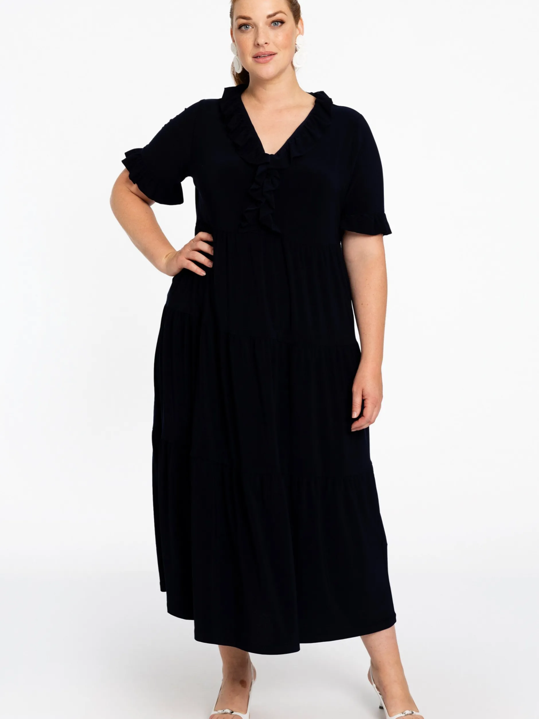 YOEK Damen Kleid in blau