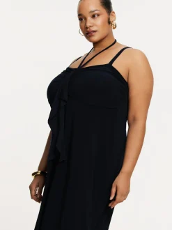 YOEK Damen Kleid in blau