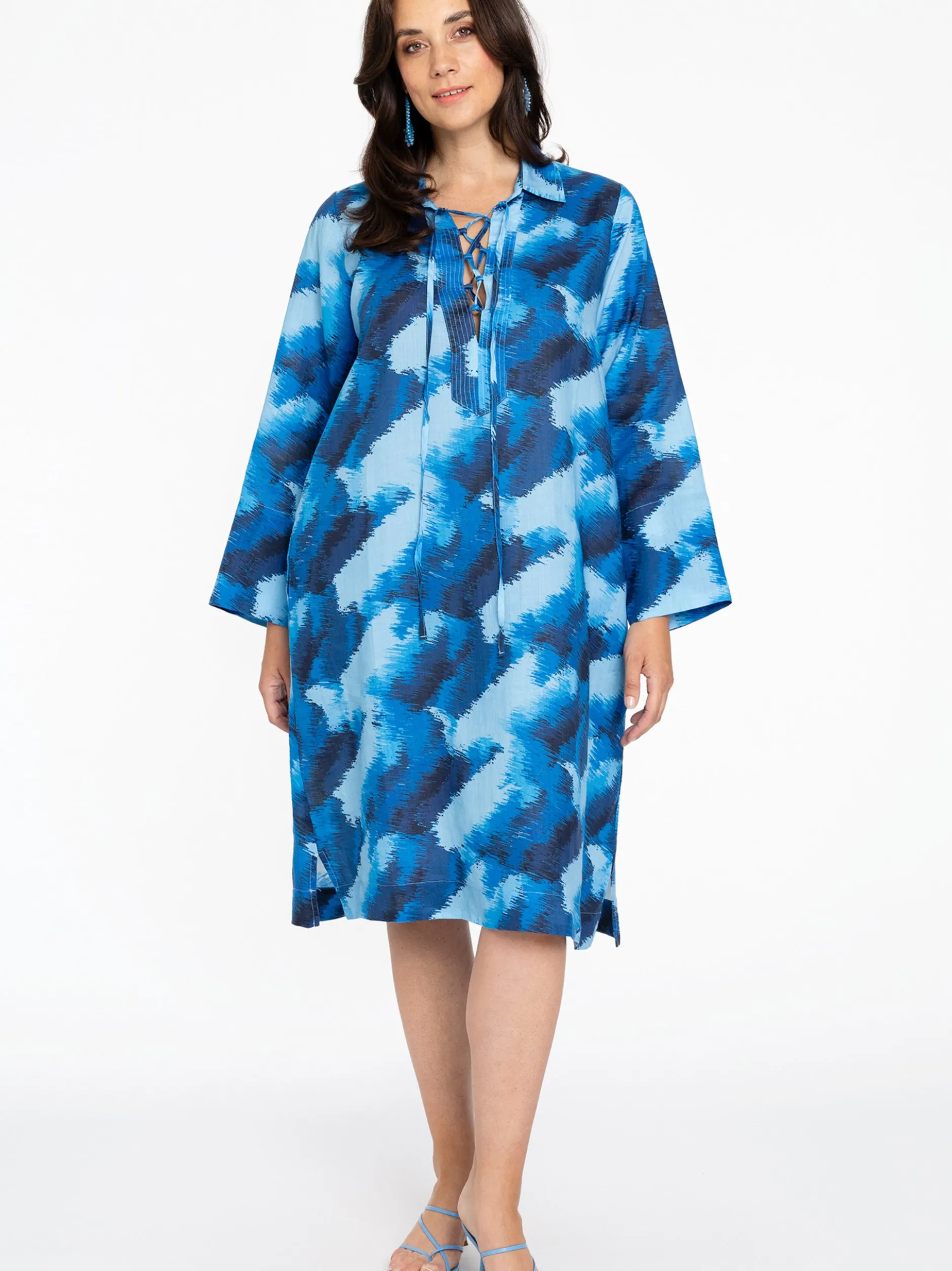 YOEK Damen Kleid in blau