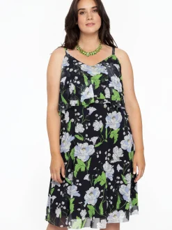 YOEK Damen Kleid in blau
