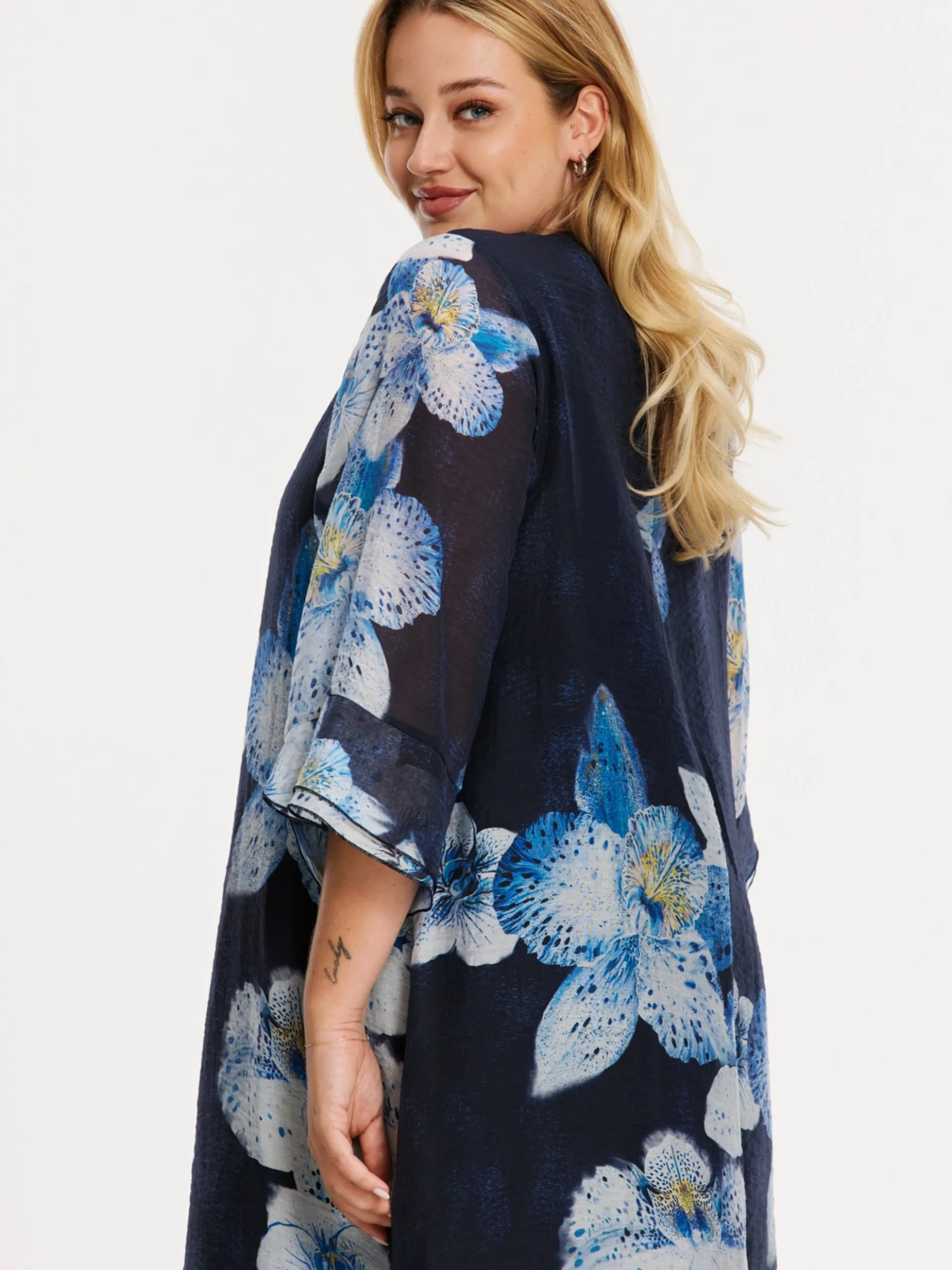 YOEK Damen Kleid in blau