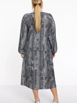 YOEK Damen Kleid in grau