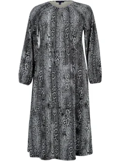 YOEK Damen Kleid in grau