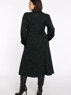 YOEK Damen Kleid in grün