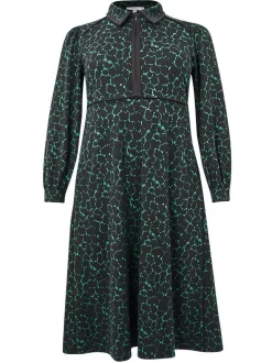 YOEK Damen Kleid in grün