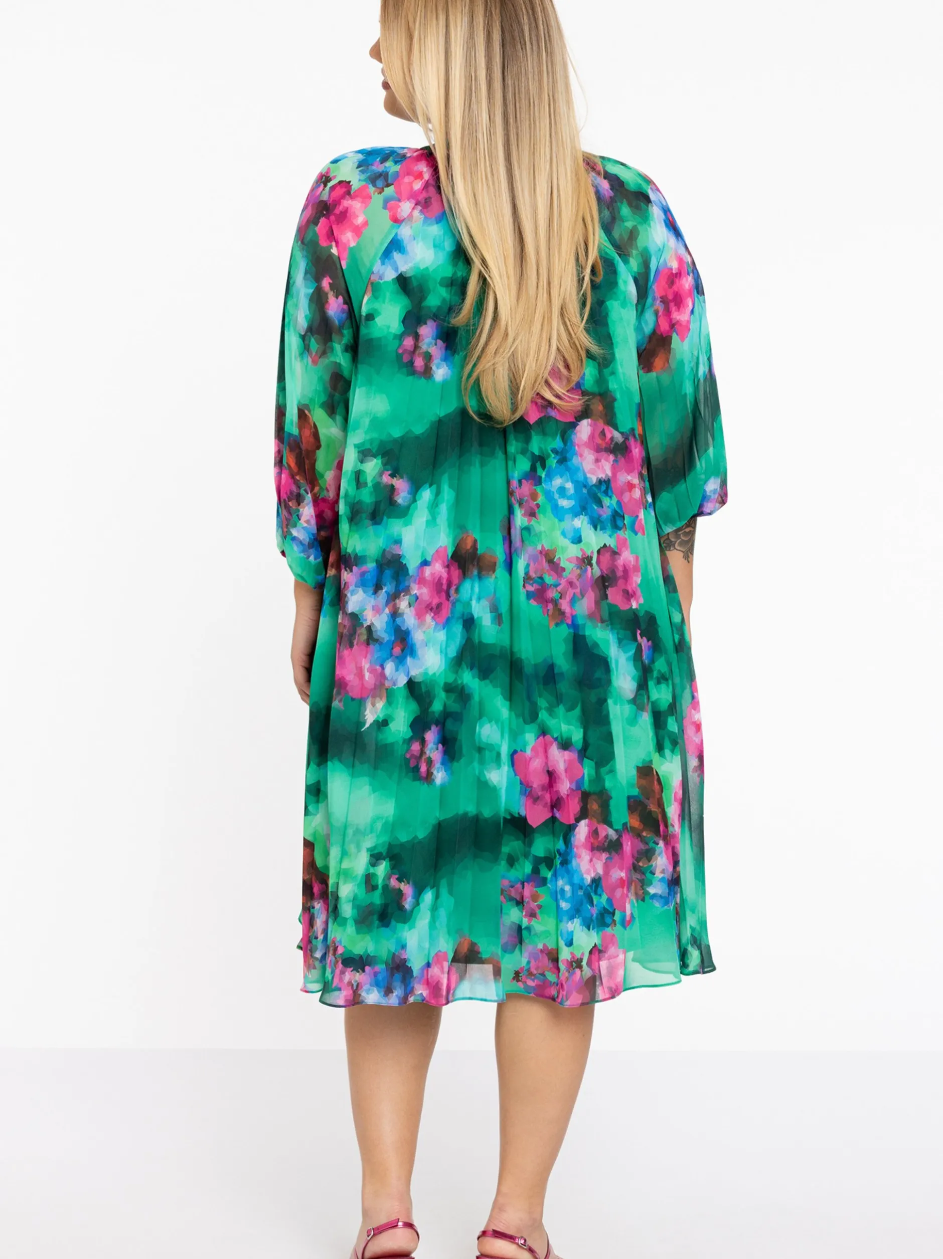 YOEK Damen Kleid in grün