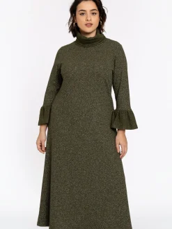 YOEK Damen Kleid in grün