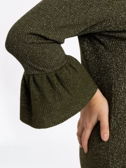 YOEK Damen Kleid in grün
