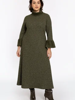 YOEK Damen Kleid in grün