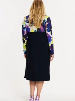 YOEK Damen Kleid in mehrfarbig