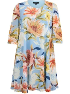 YOEK Damen Kleid in mehrfarbig