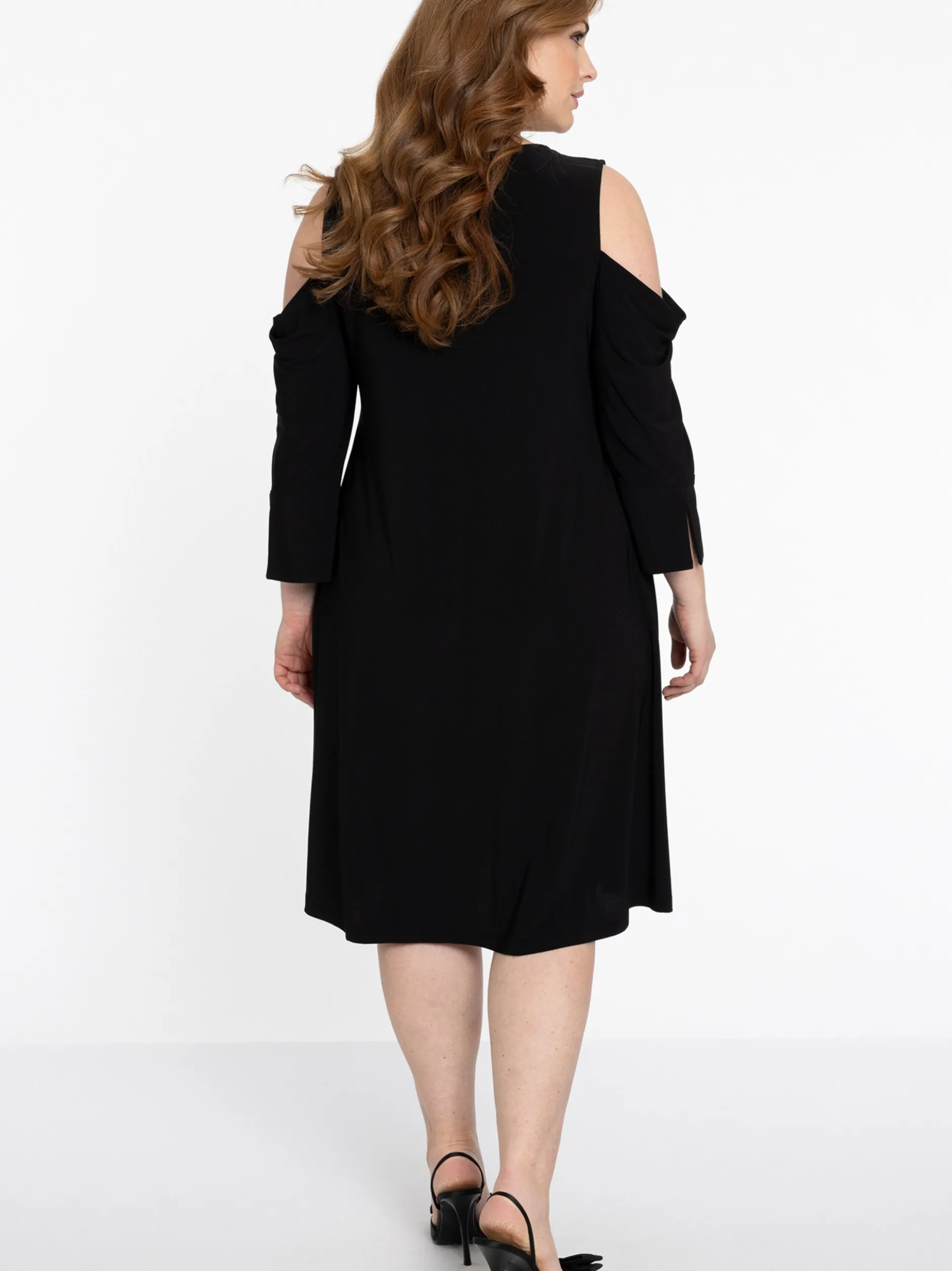 YOEK Damen Kleid in schwarz