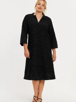 YOEK Damen Kleid in schwarz