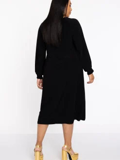 YOEK Damen Kleid in schwarz