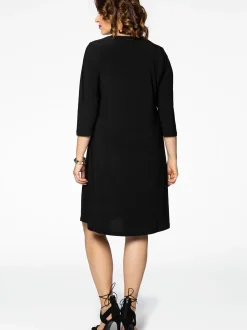 YOEK Damen Kleid in schwarz
