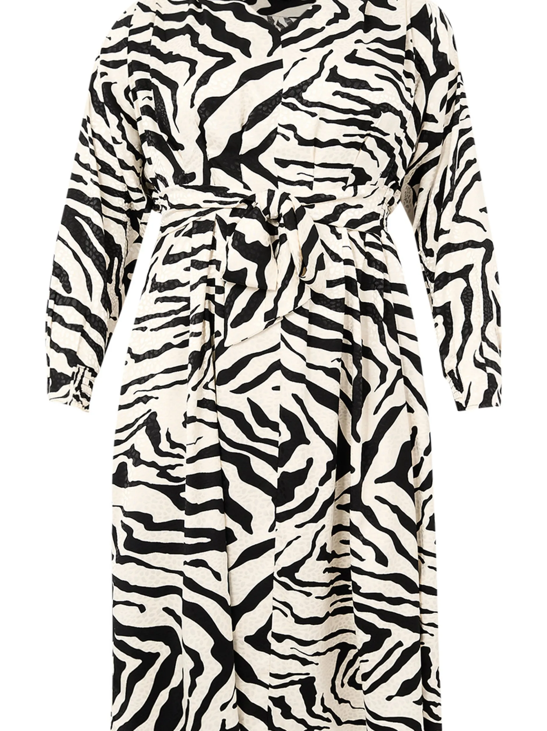 YOEK Damen Kleid in weiß schwarz