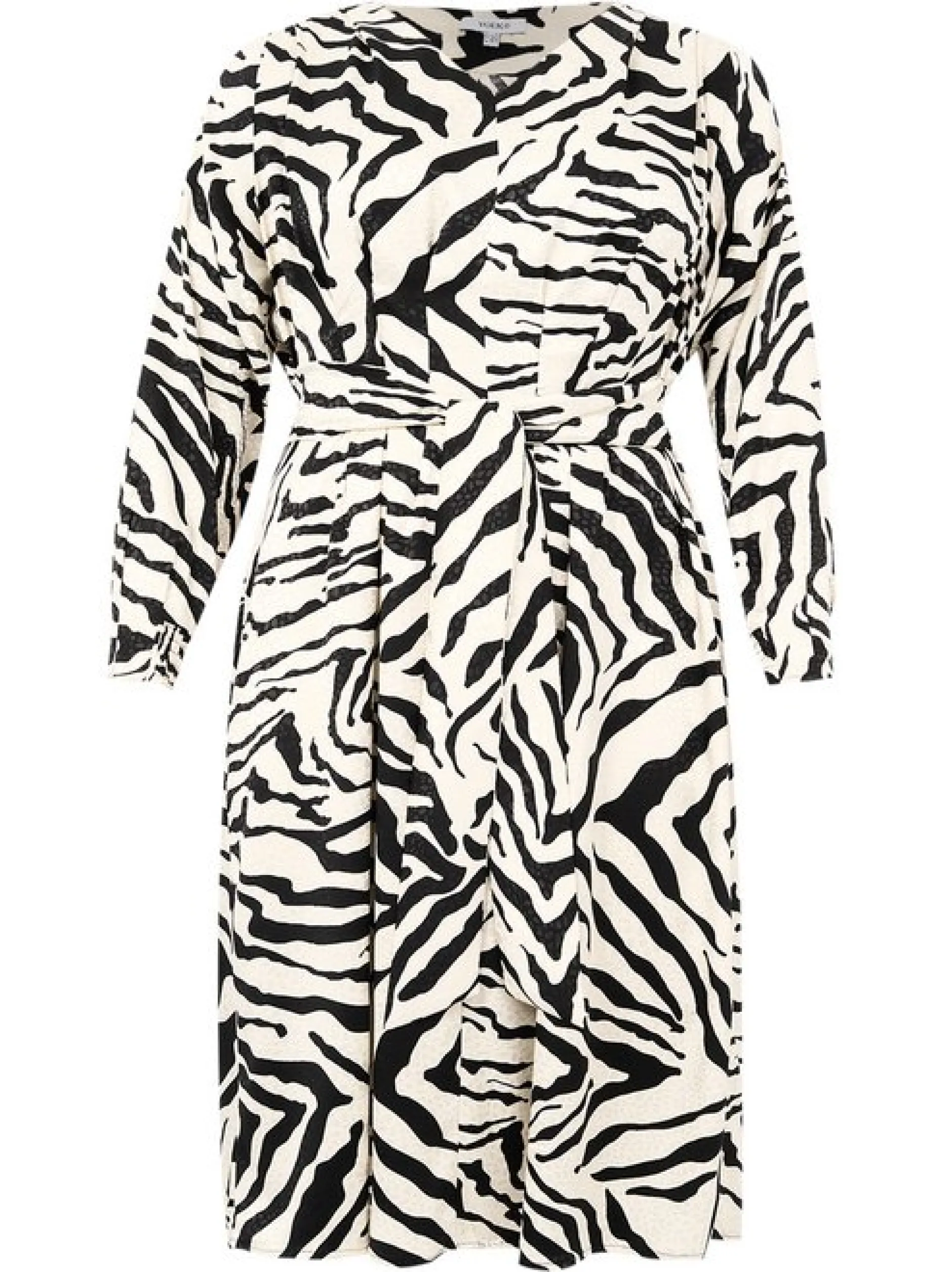YOEK Damen Kleid in weiß schwarz